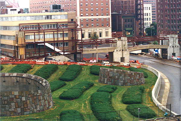 Pedestrian Walkway Between the Times Union Center and the Empire State Plaza