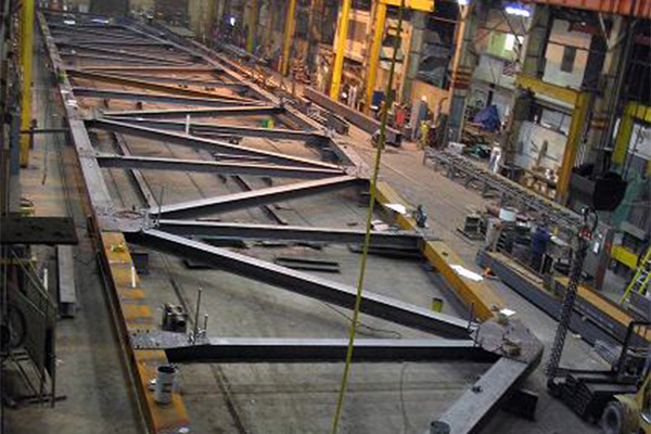 Assembled East Truss