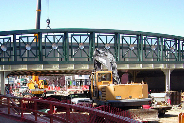 Architectural Truss at Schenectady Streetscape
